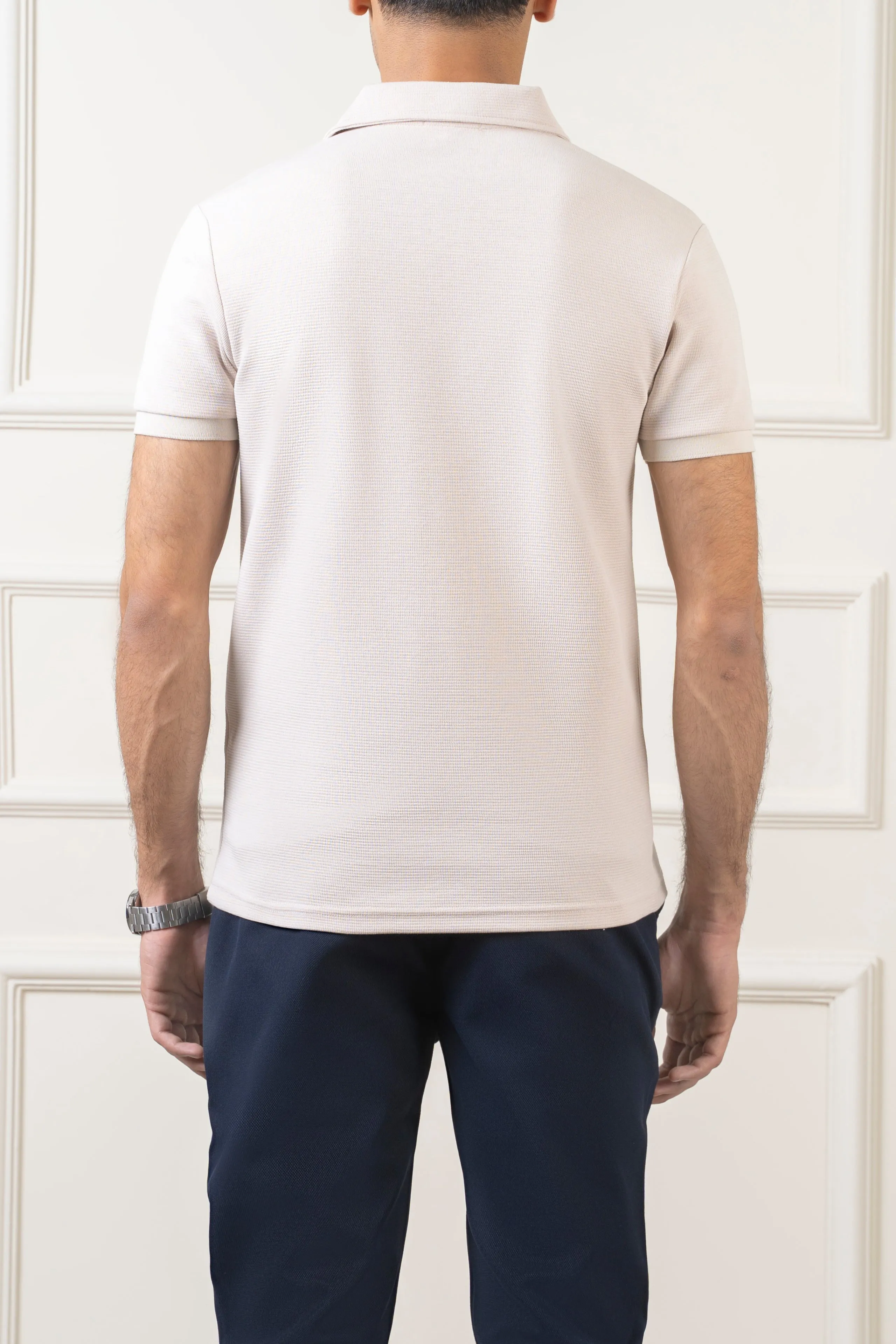 CLASSIC COLLAR  POLO BEIGE
