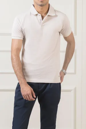 CLASSIC COLLAR  POLO BEIGE