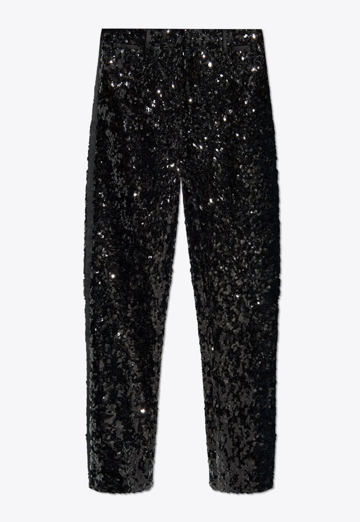Classic Sequined Tuxedo Pants