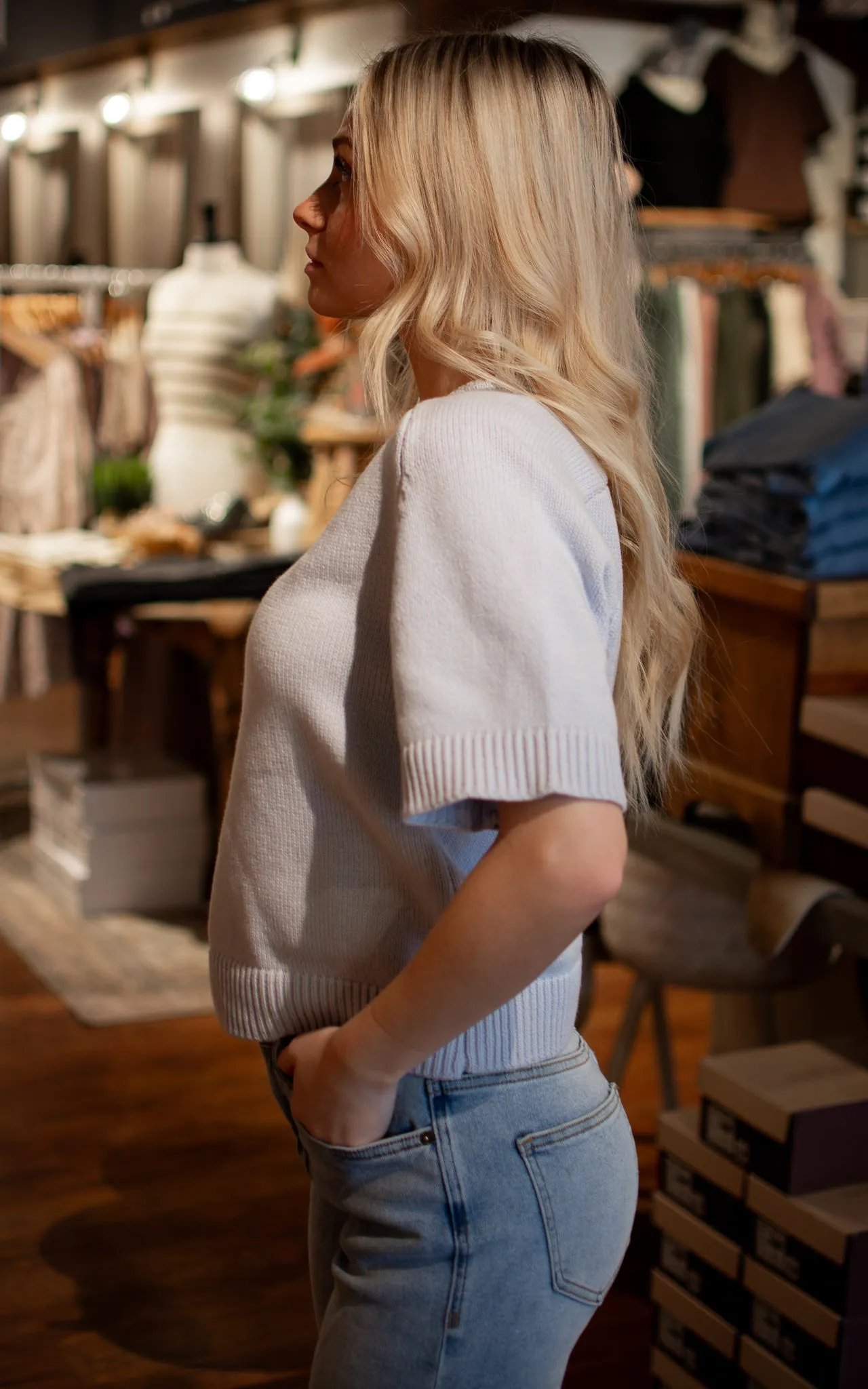 Cloudy Day Sweater Top