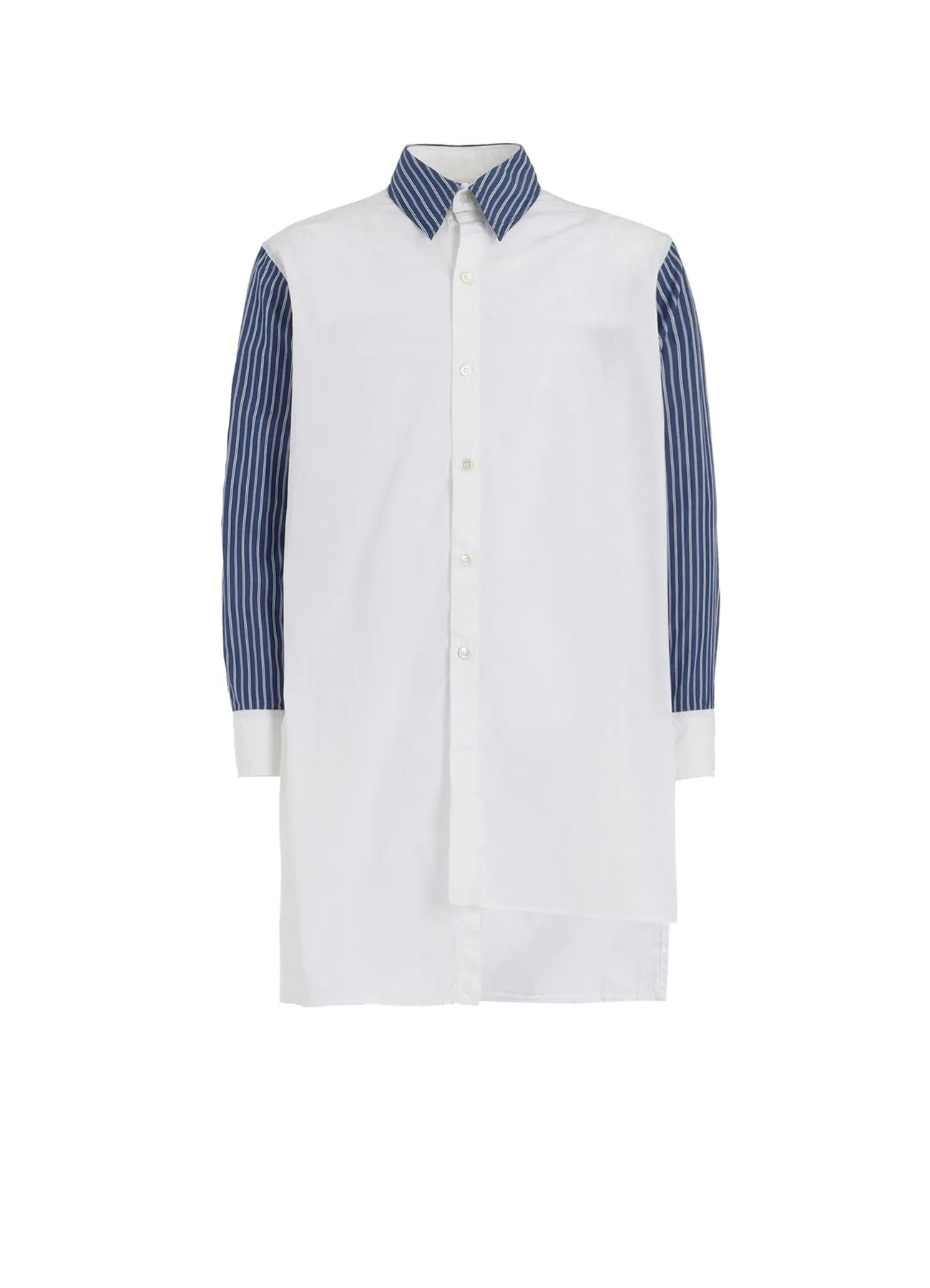 COTTON BROAD    STRIPE  SWITCHING NON FUSIBLE SHIRTS