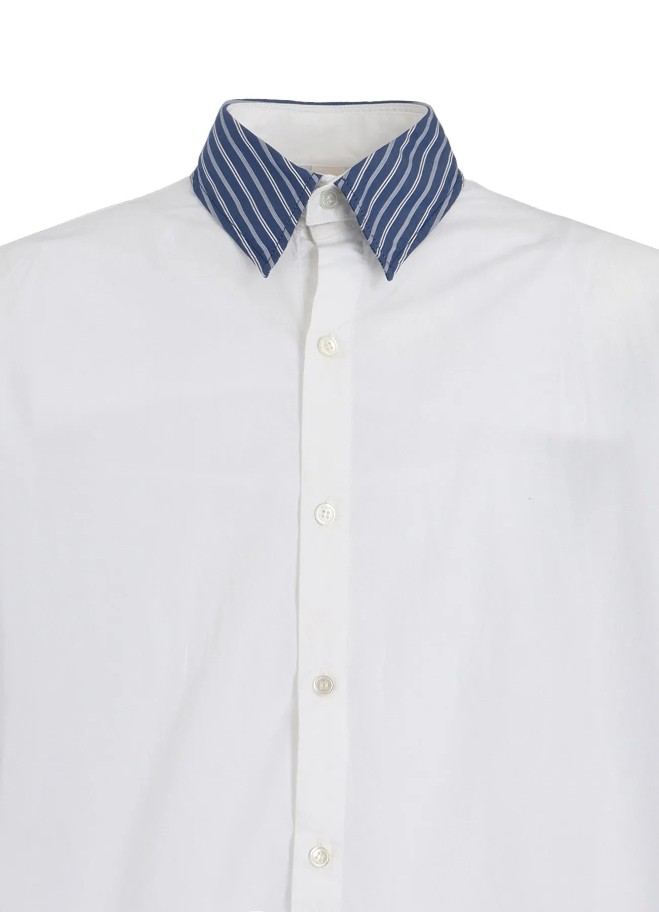 COTTON BROAD    STRIPE  SWITCHING NON FUSIBLE SHIRTS