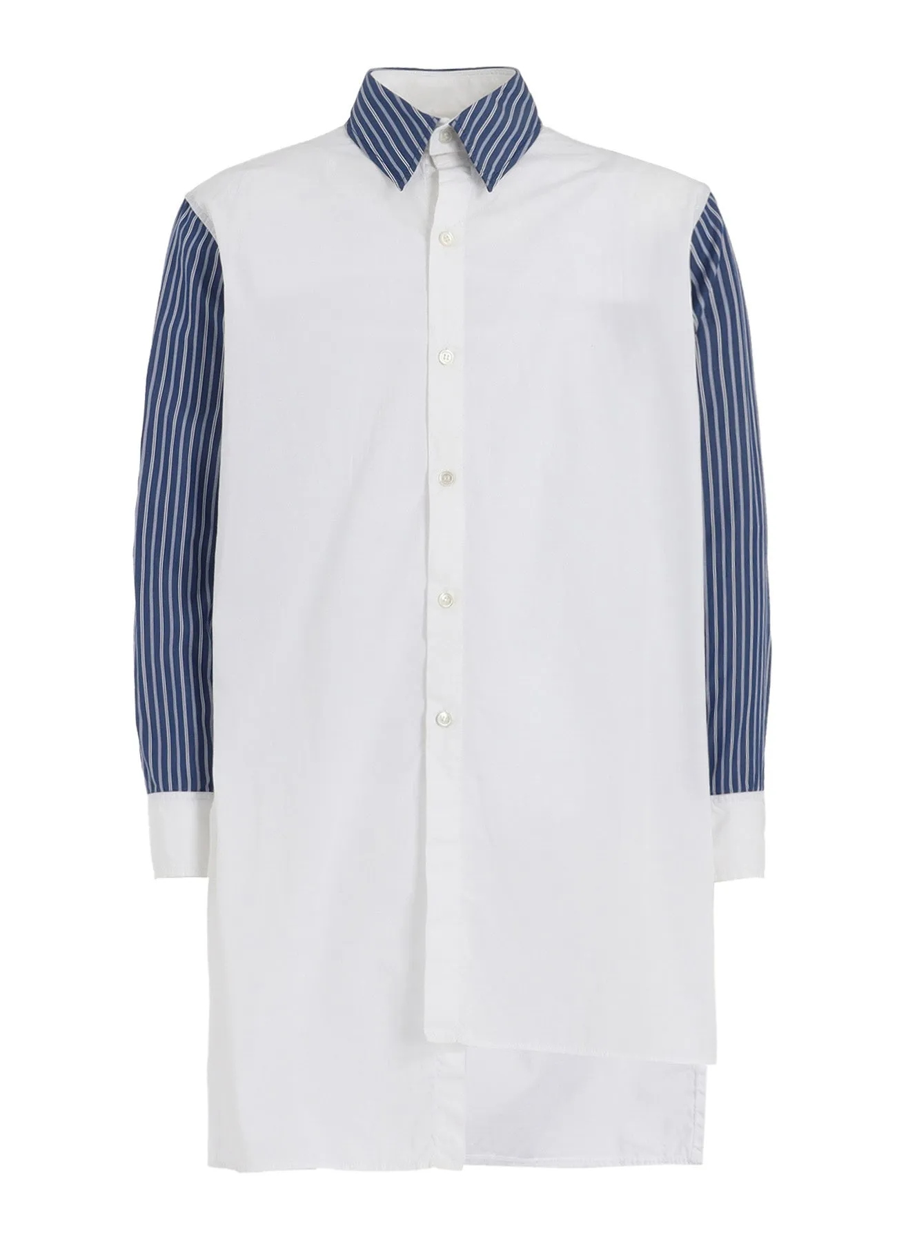 COTTON BROAD    STRIPE  SWITCHING NON FUSIBLE SHIRTS