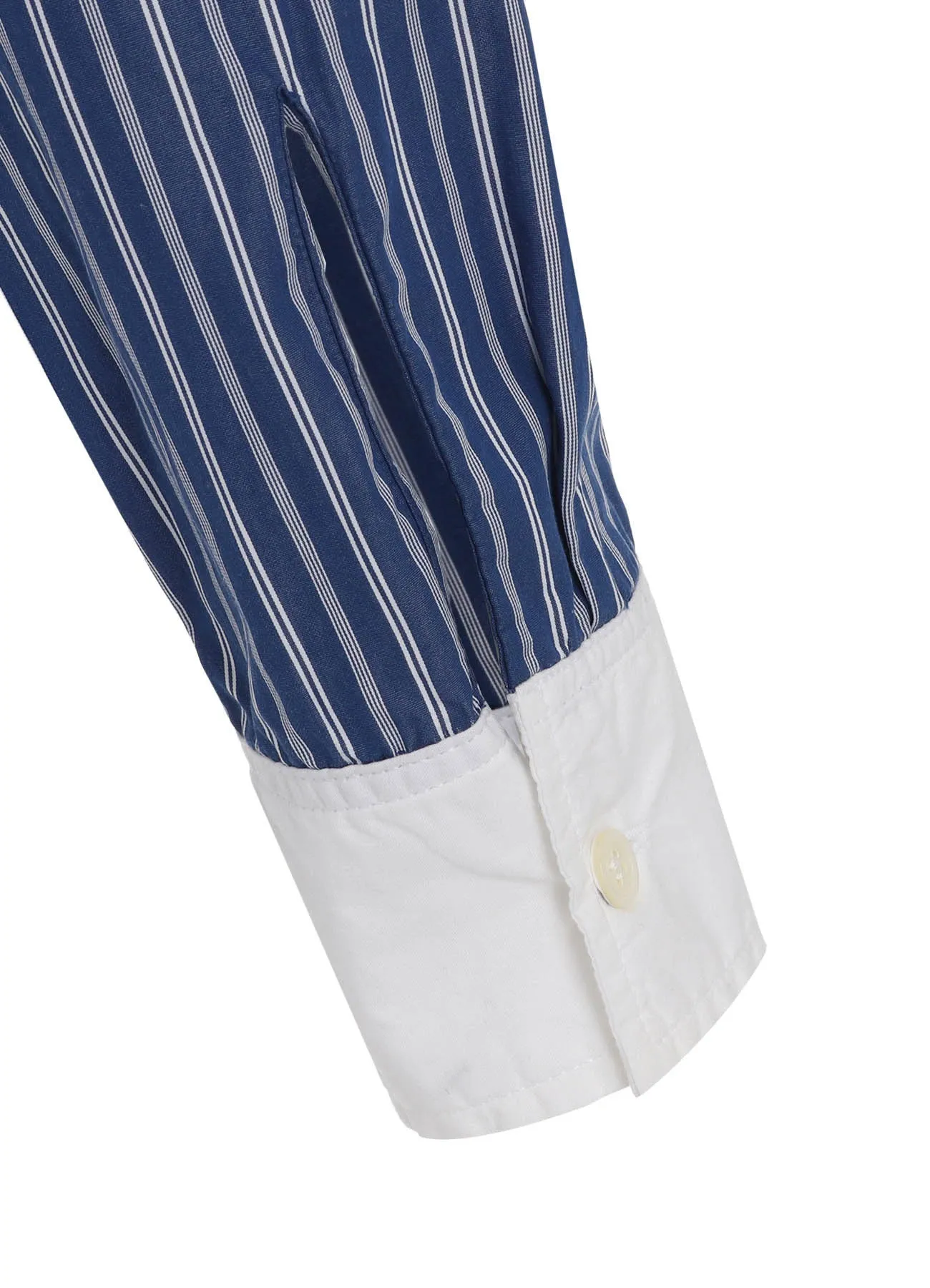 COTTON BROAD    STRIPE  SWITCHING NON FUSIBLE SHIRTS