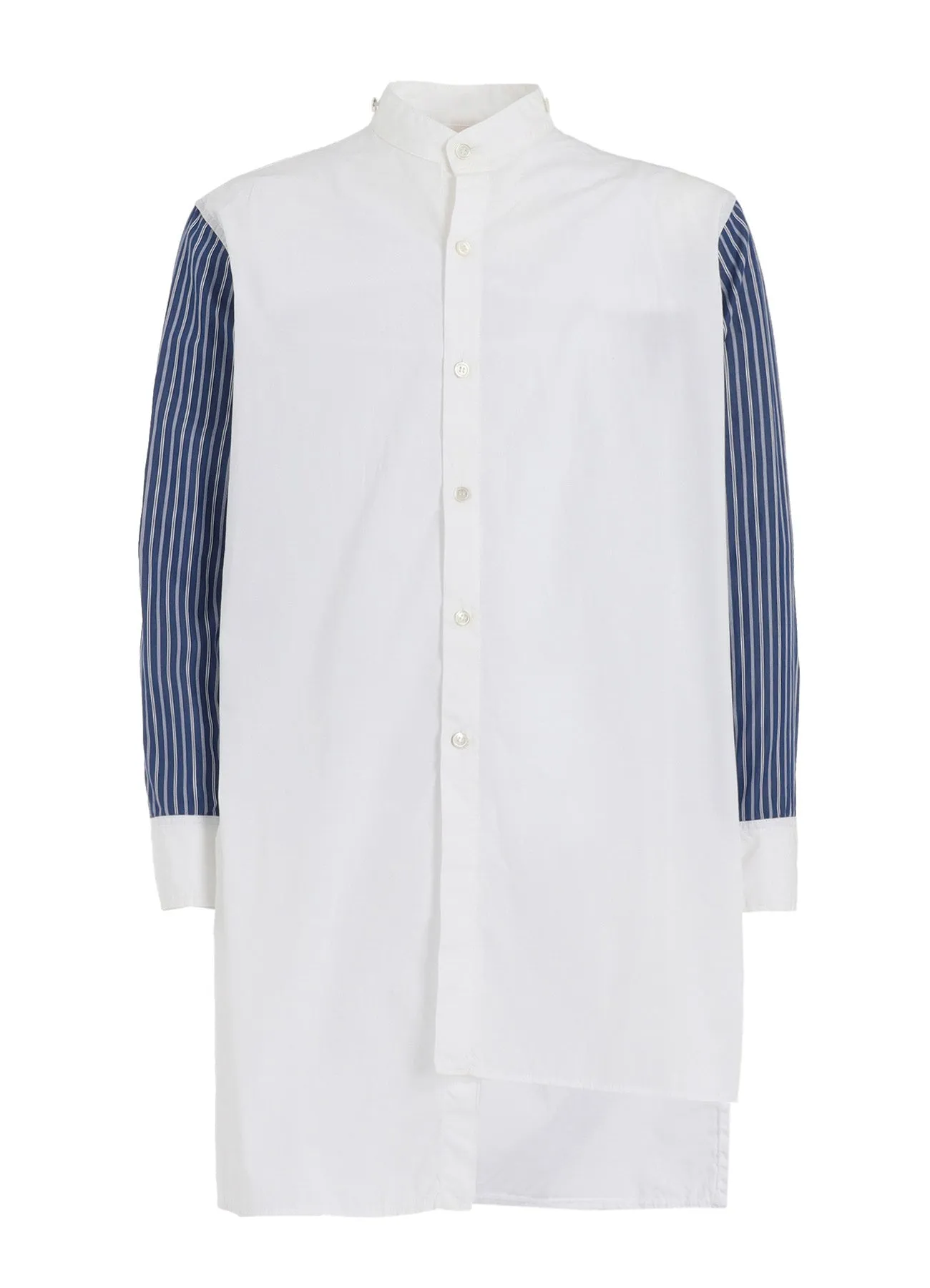 COTTON BROAD    STRIPE  SWITCHING NON FUSIBLE SHIRTS