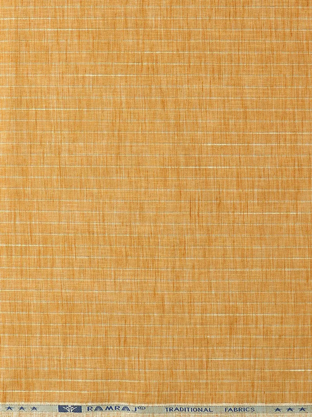 Cotton Rich Striped Shirt Fabric Orange Galaxy Art