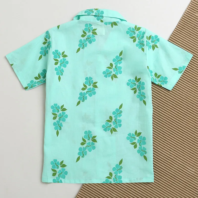 Cotton Shirts For Boys | Light Blue