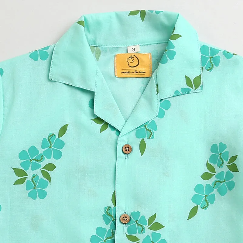 Cotton Shirts For Boys | Light Blue