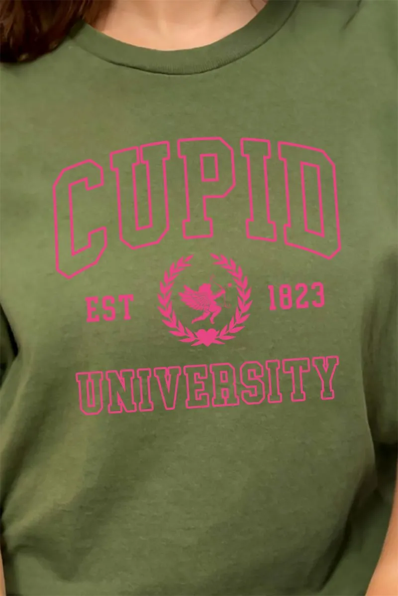 Cupid University Short Sleeve Relaxed Fit T-Shirt