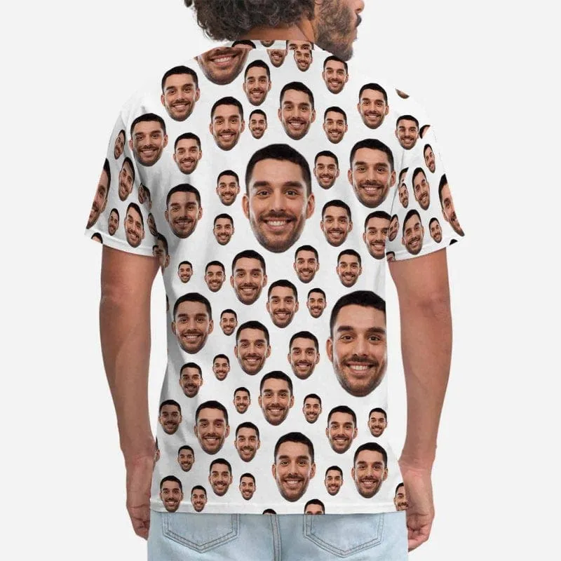 Custom Face Shirts Selfie Head Men's T-shirt