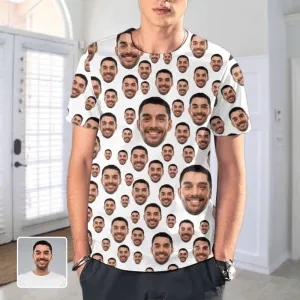 Custom Face Shirts Selfie Head Men's T-shirt