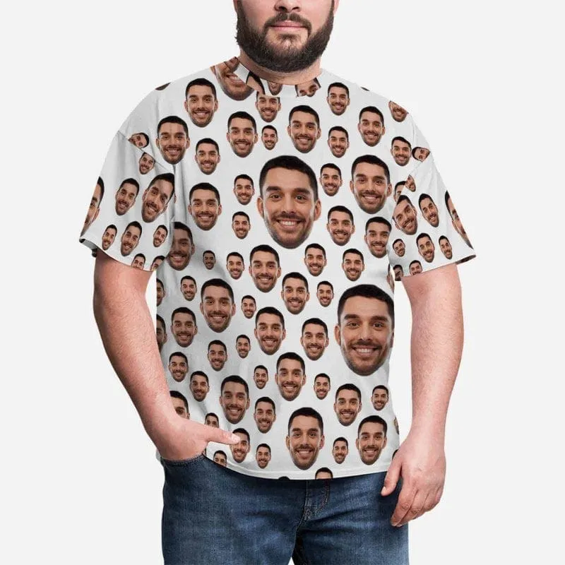 Custom Face Shirts Selfie Head Men's T-shirt