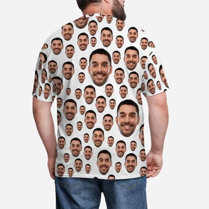 Custom Face Shirts Selfie Head Men's T-shirt