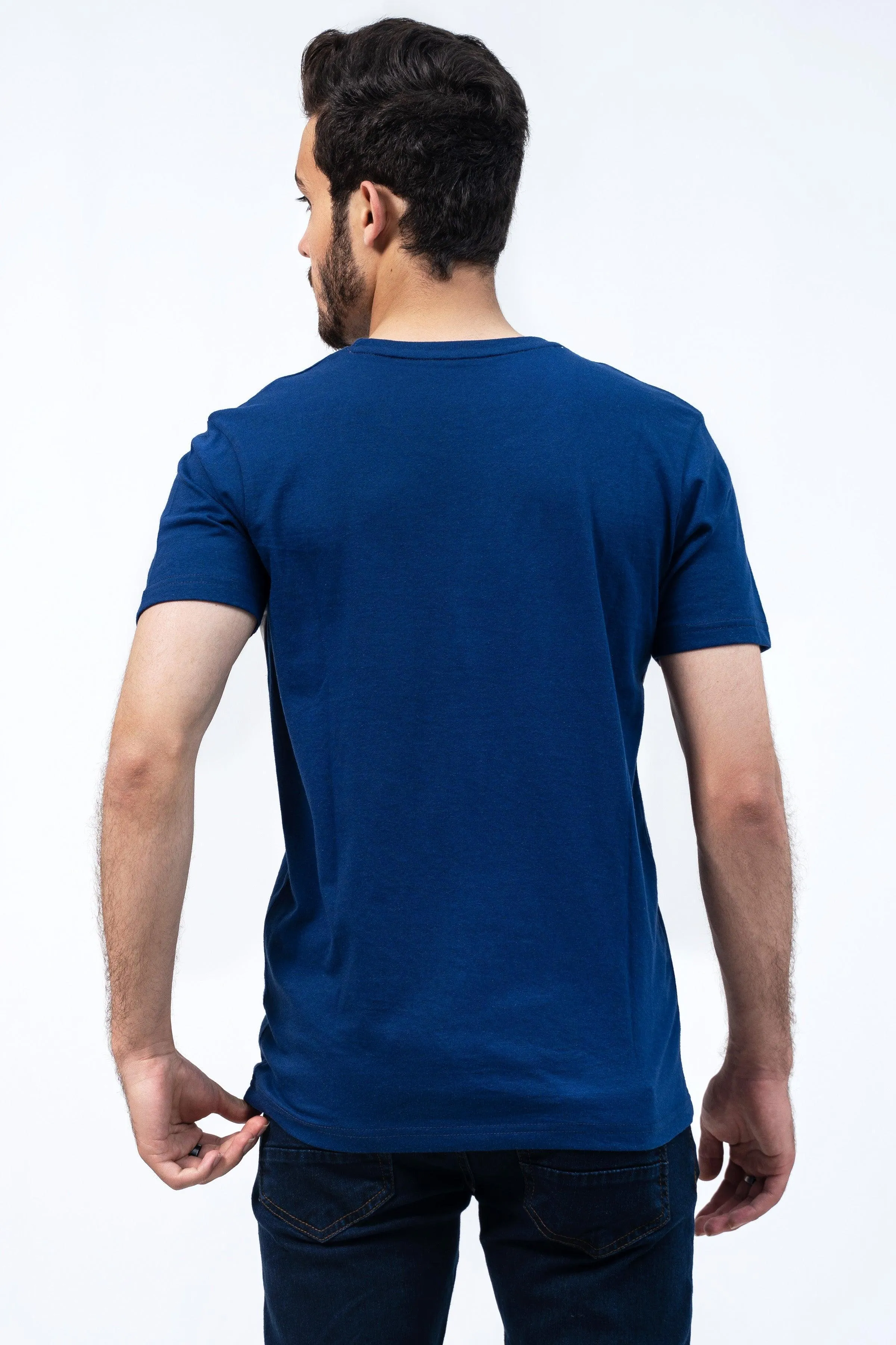 CUT & SEW T SHIRT NAVY