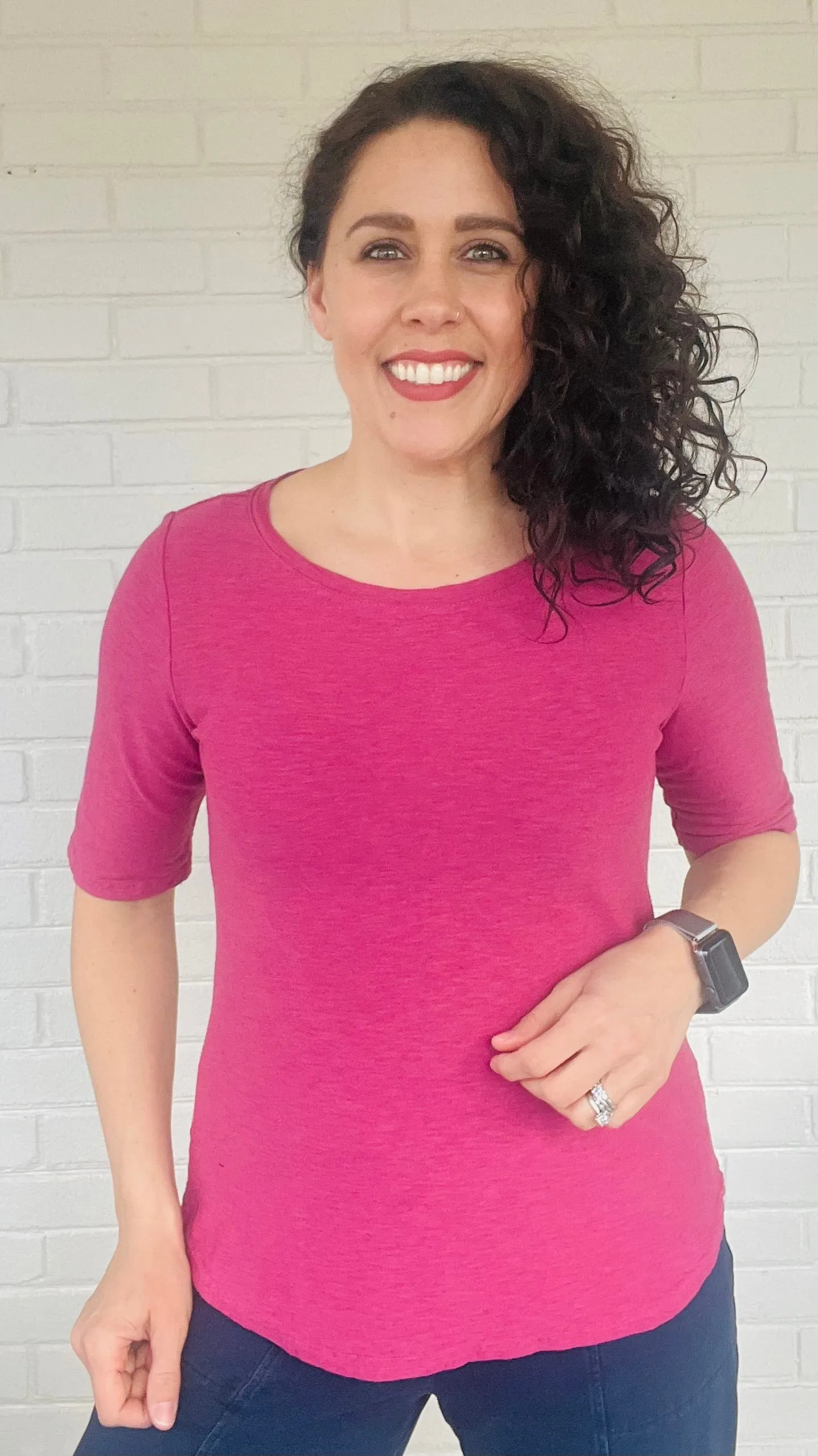 Cut Loose Linen Cotton Elbow Tee - Multiple Colors
