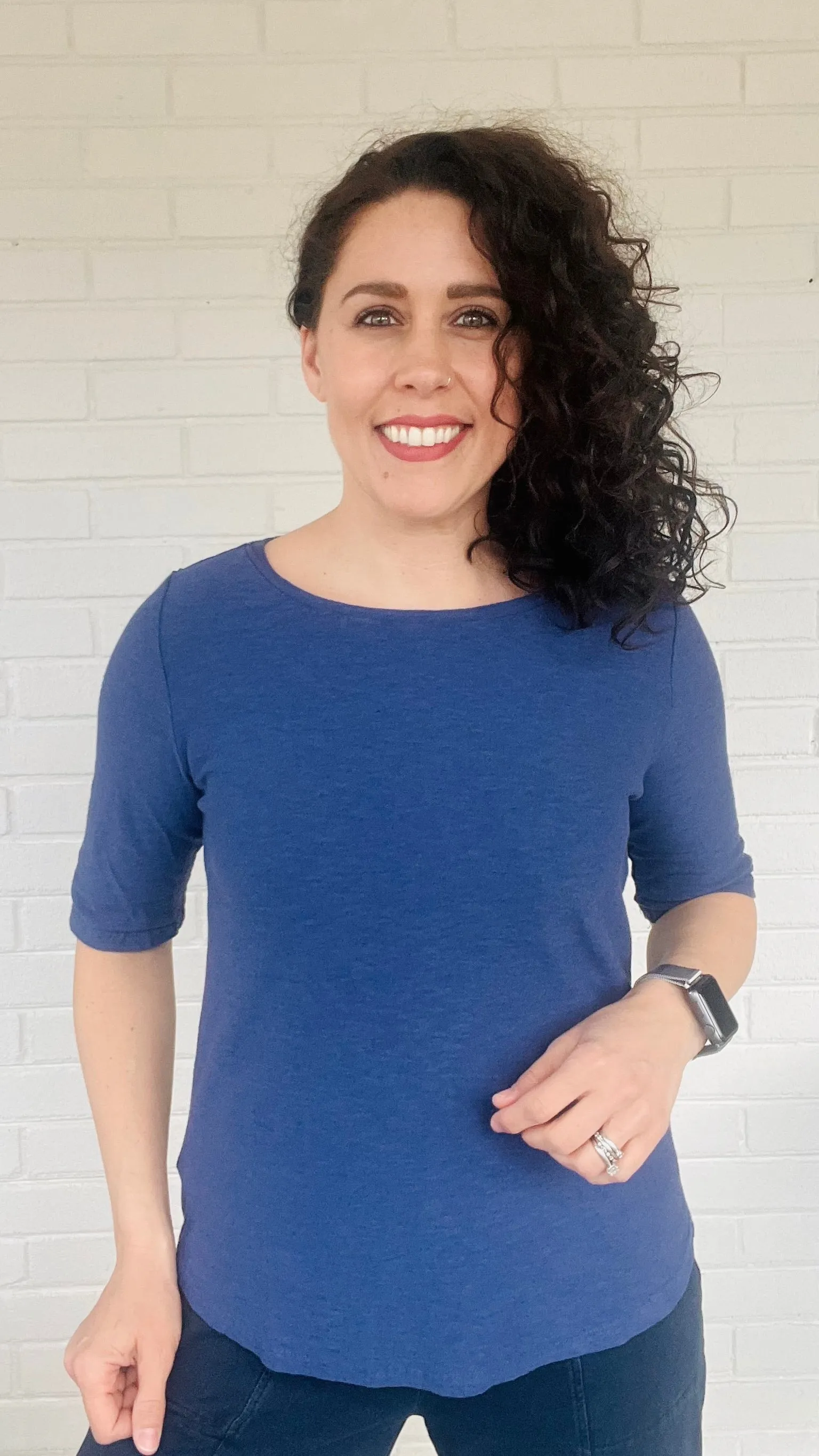 Cut Loose Linen Cotton Elbow Tee - Multiple Colors
