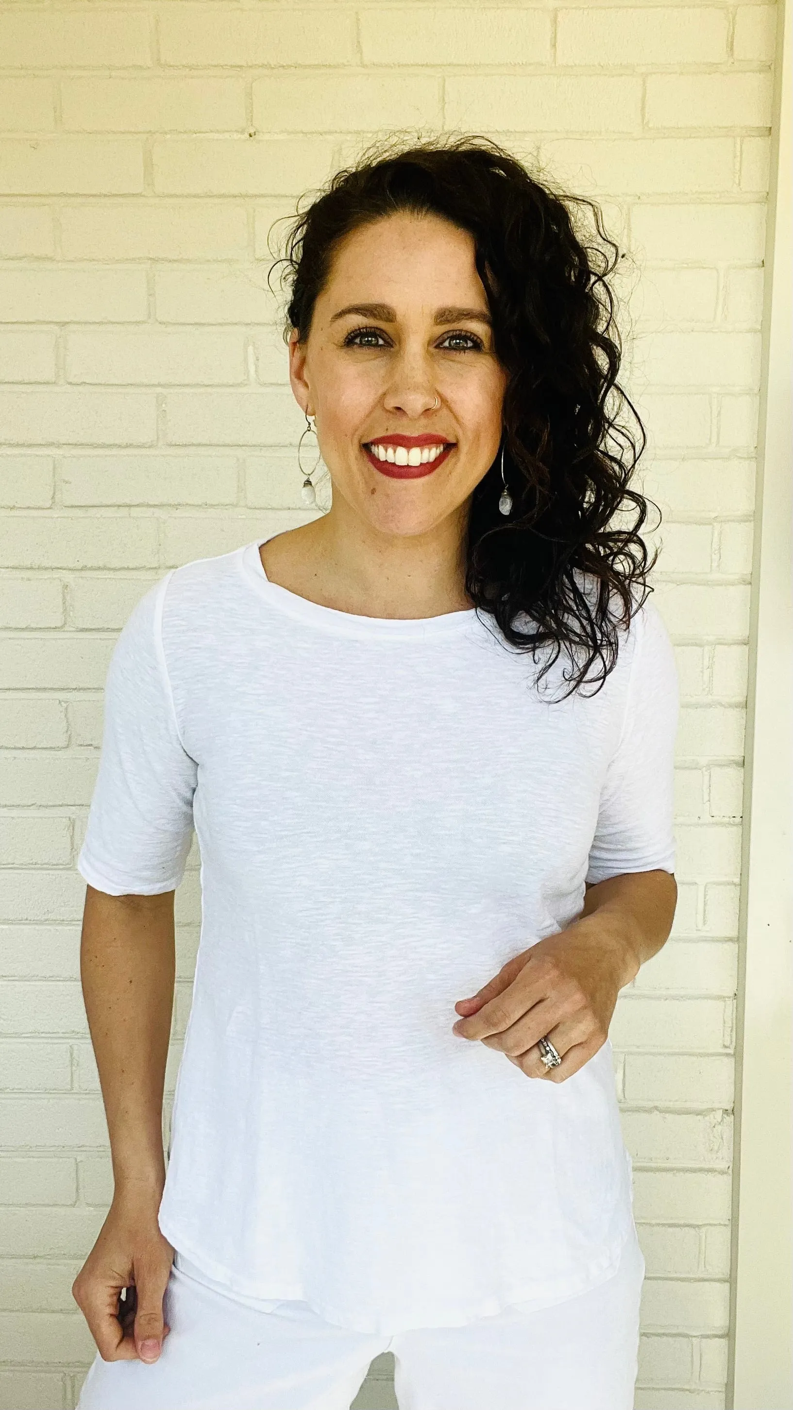 Cut Loose Linen Cotton Elbow Tee - Multiple Colors