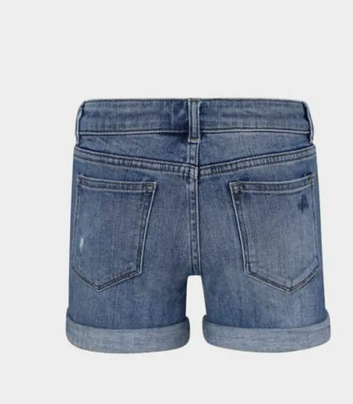 DL1961 Girls Dorado Piper Cuffed Denim Short