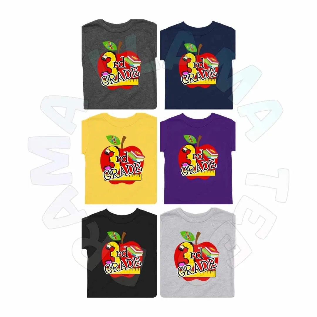 Drama Llama Original  *Any Grade* Back to School Tees | Apple Grades with Print *multiple color options*