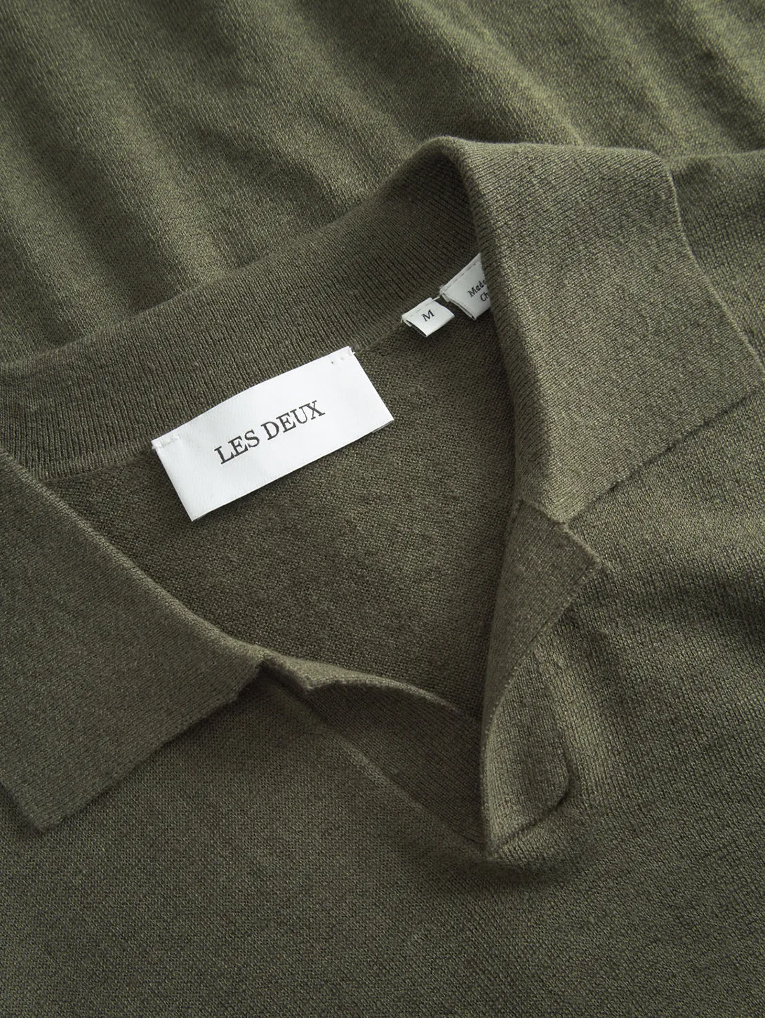 Emmanuel Polo Knit - Forest Green