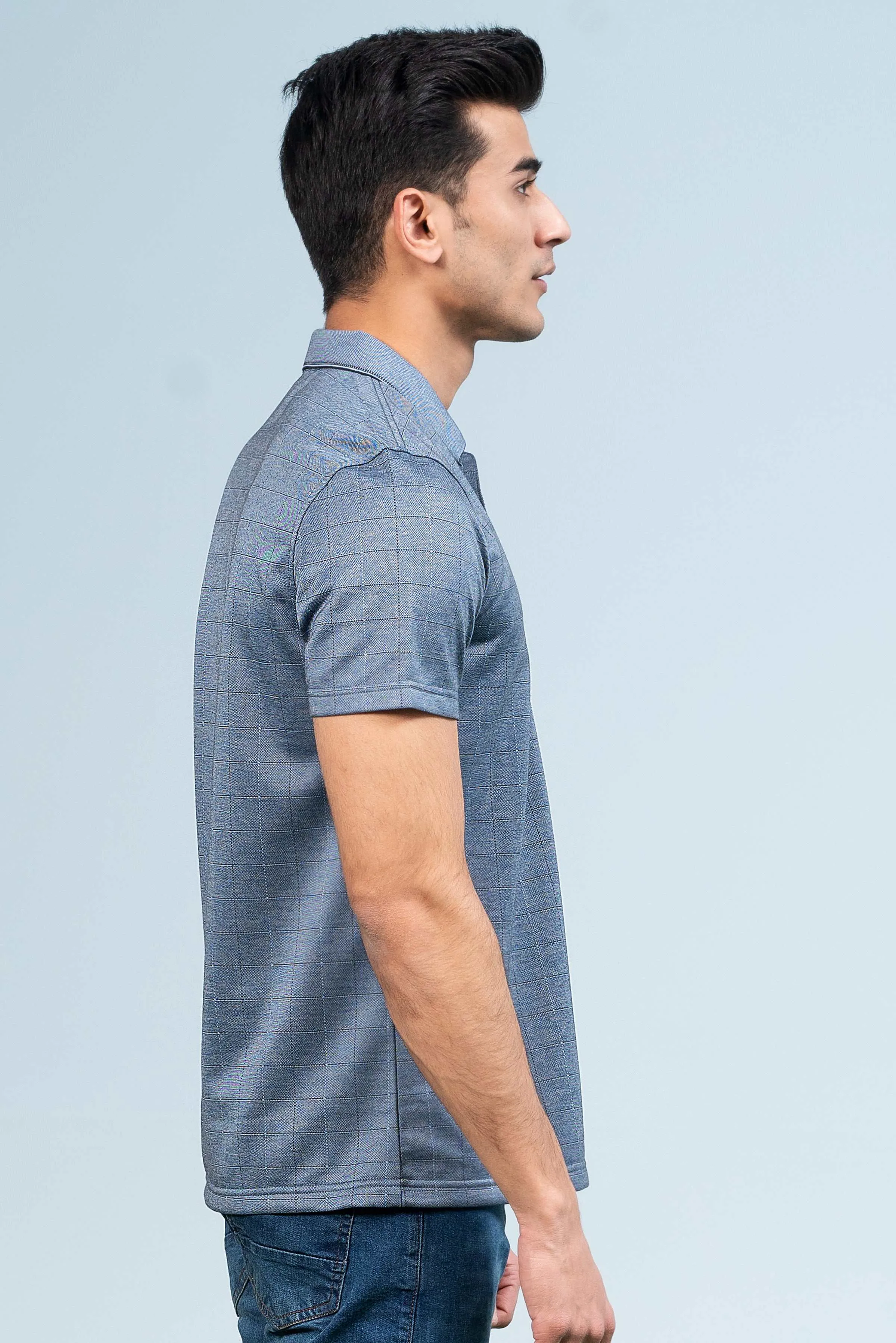 EXECUTIVE ICONIC POLO TEAL BLUE