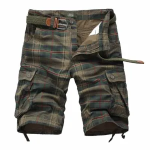 Hanrae Mens Summer Multi-pocket Cotton Breathable Shorts