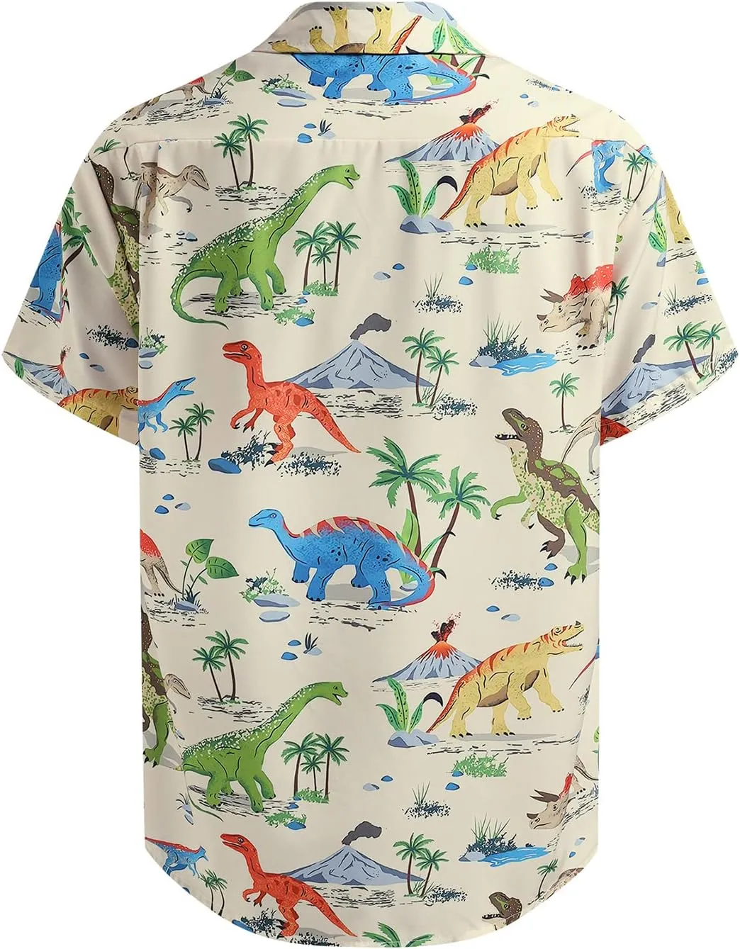 Hardaddy Men's Hawaiian Shirt Short Sleeve Funny Printed Casual Button Down Aloha Shirts