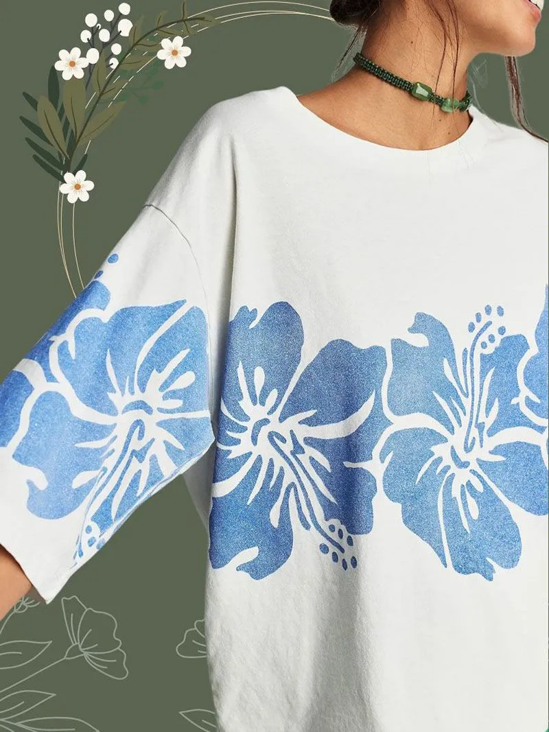 Hawaiian Hibiscus Flower Tee