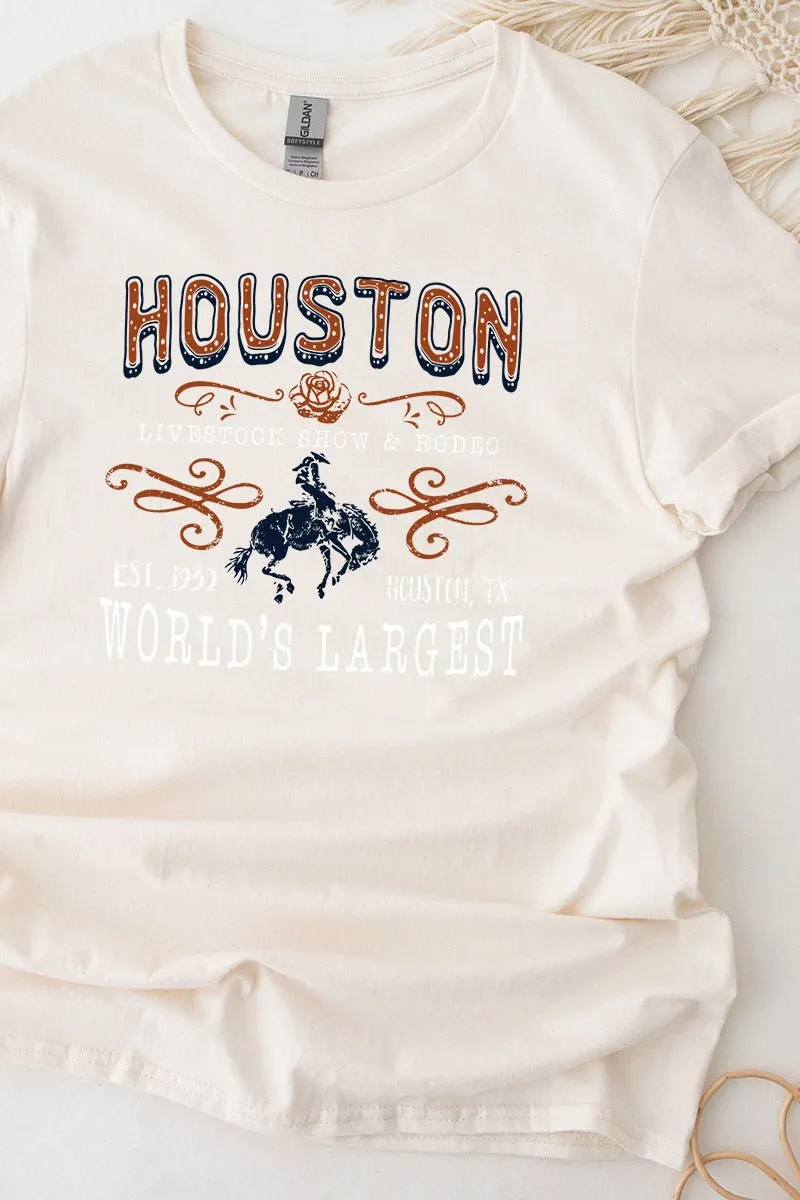 Houston Livestock Short Sleeve Relaxed Fit T-Shirt