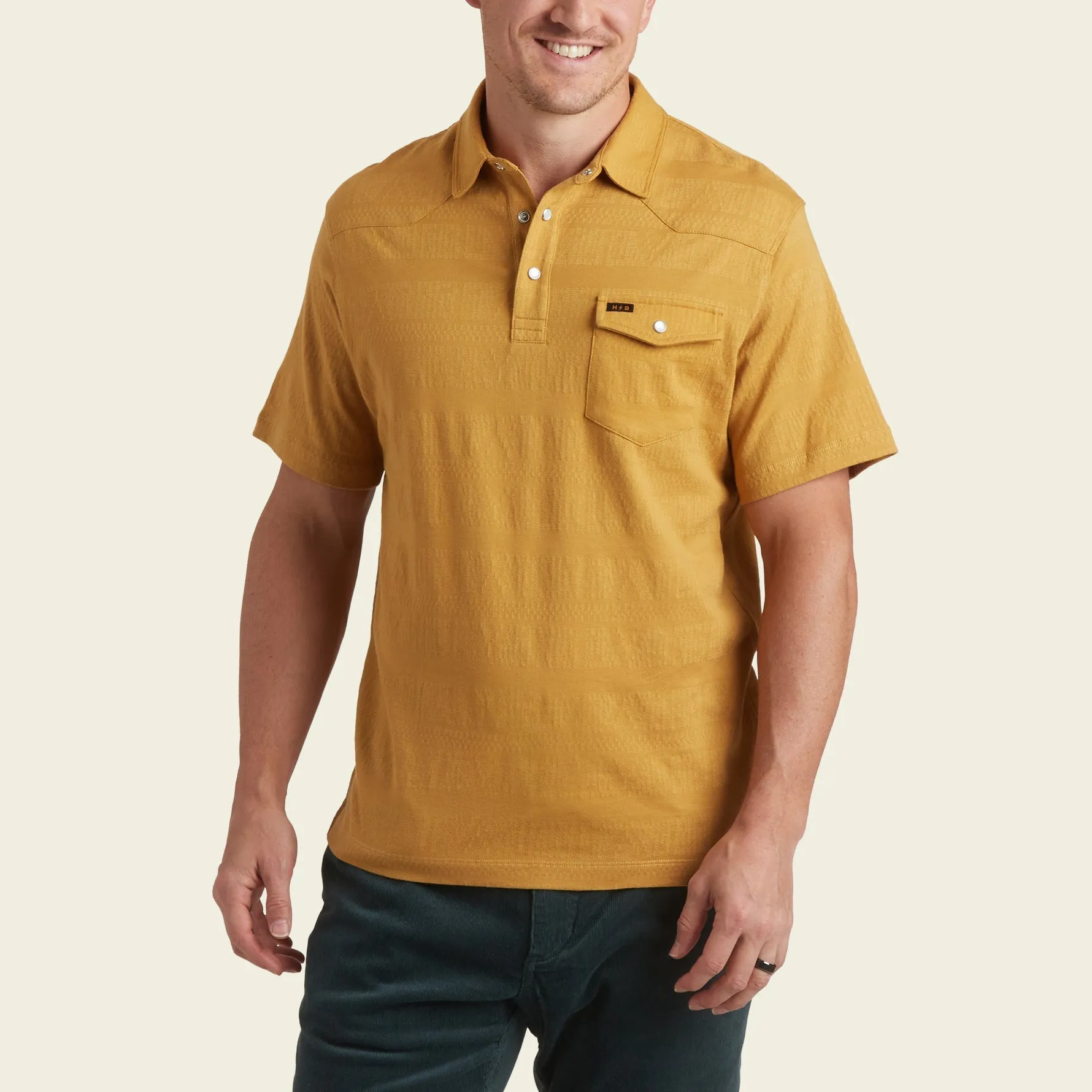 Howler Brothers Ranchero Jacquard Polo
