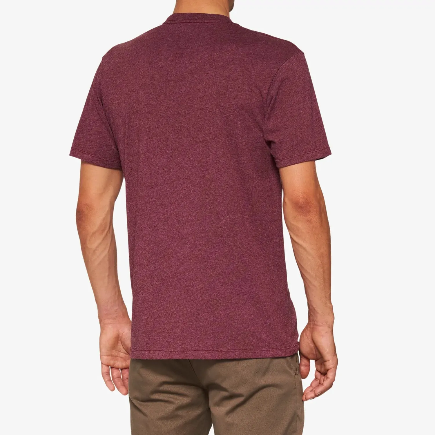 ICON Short Sleeve Tee Maroon Heather