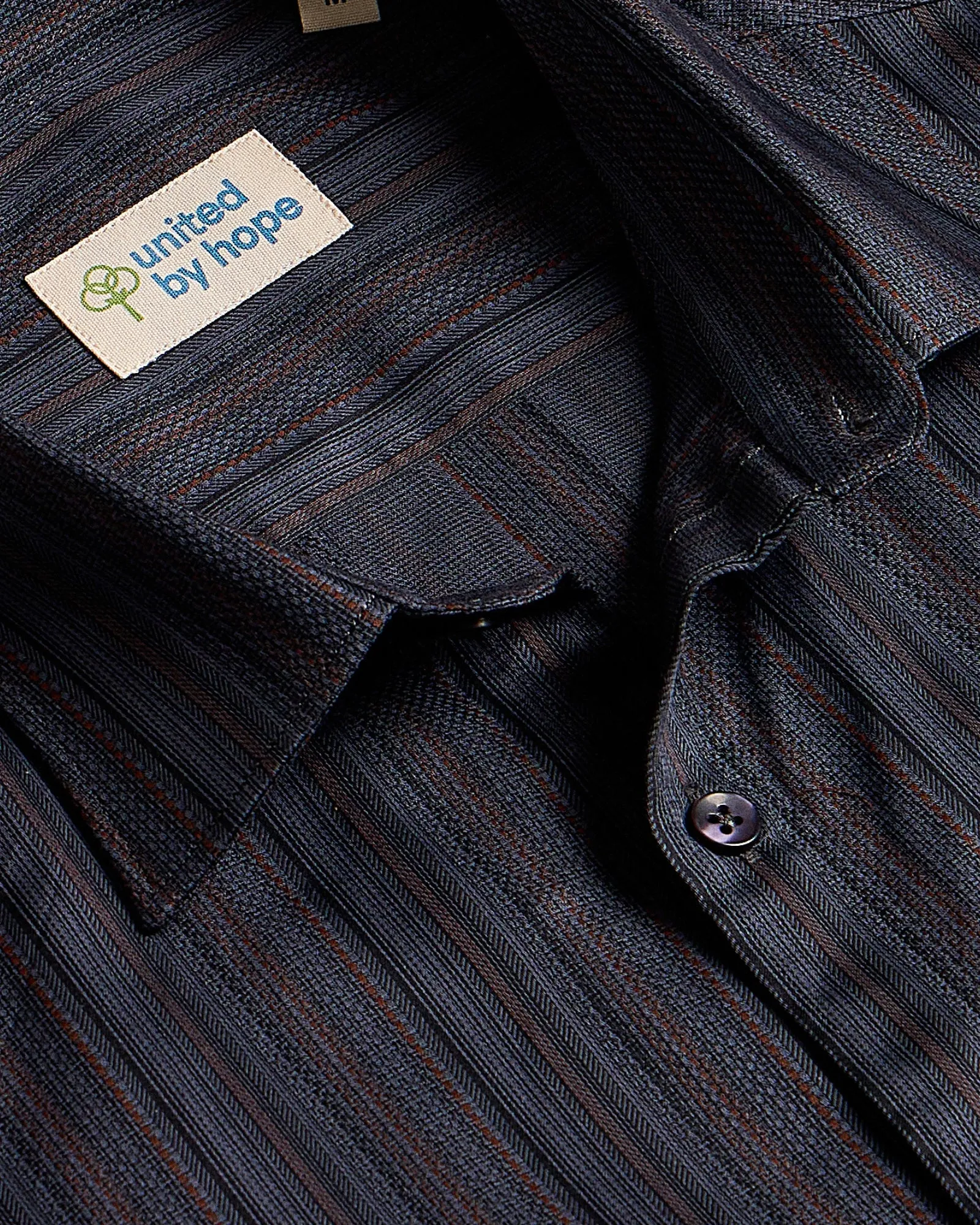 India Ink Short Sleeves Striped Shirt