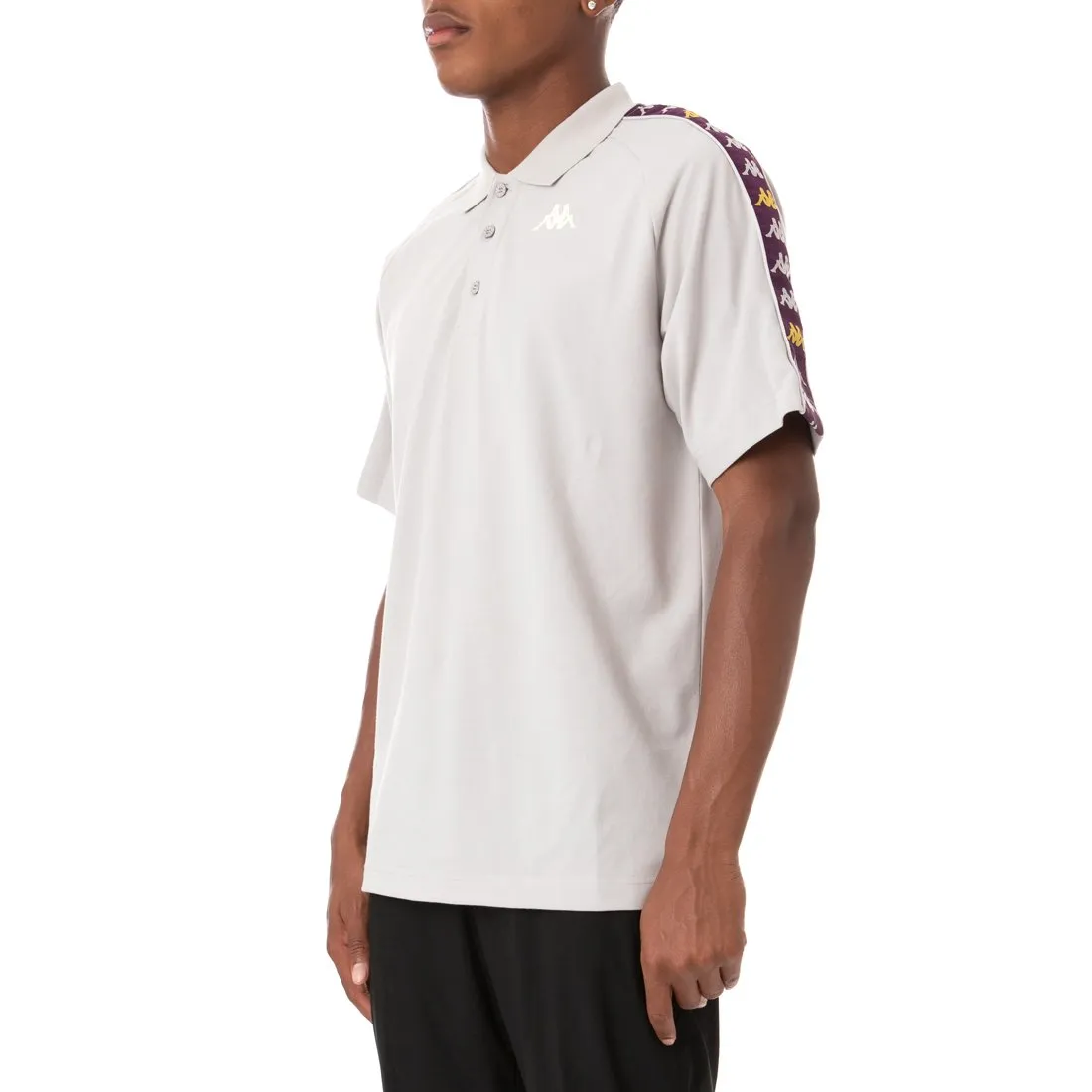 Kappa '222 Banda Calsin' Polo (Grey/Silver) 32153GW