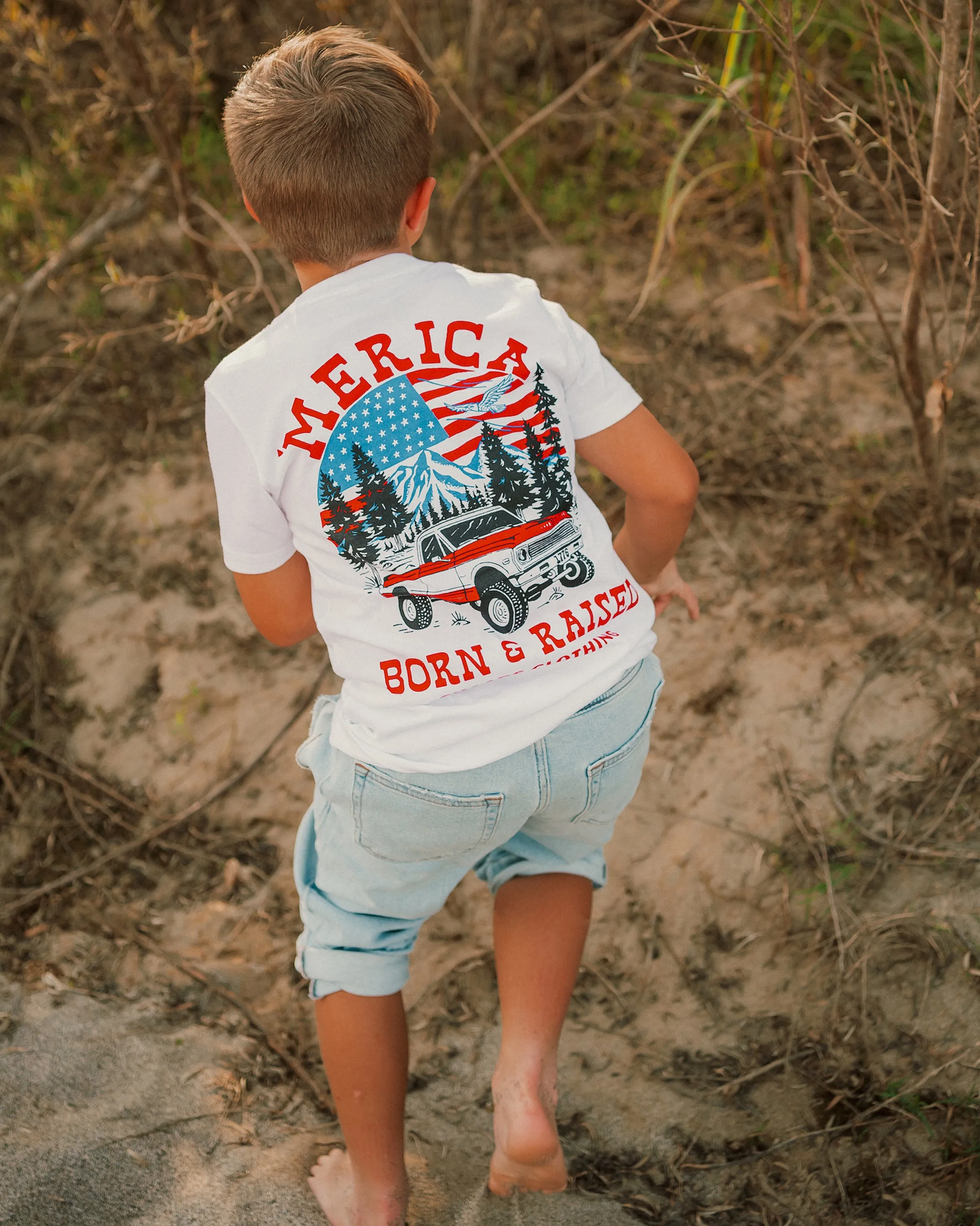 Kids Born & Raised Tee