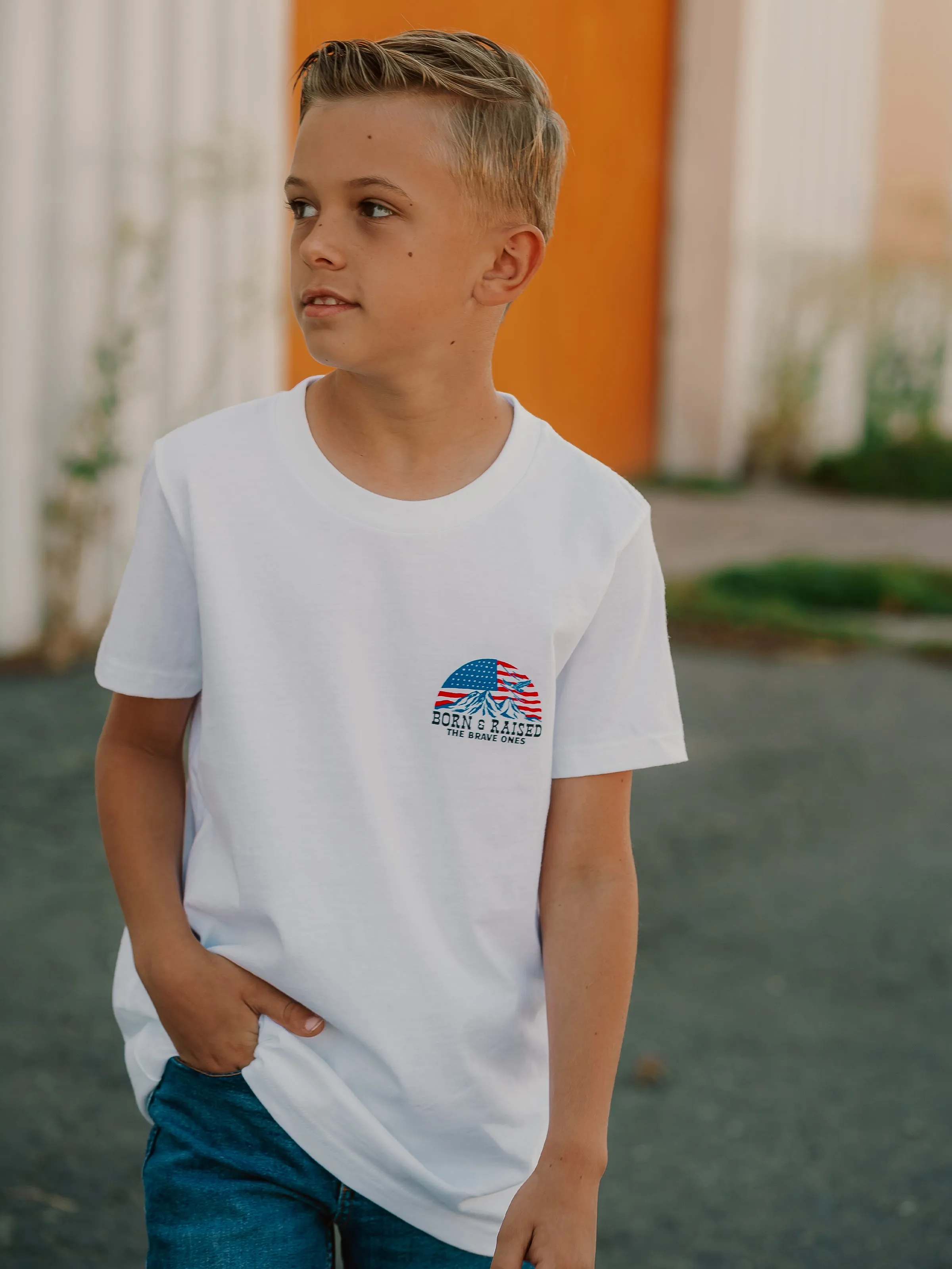 Kids Born & Raised Tee