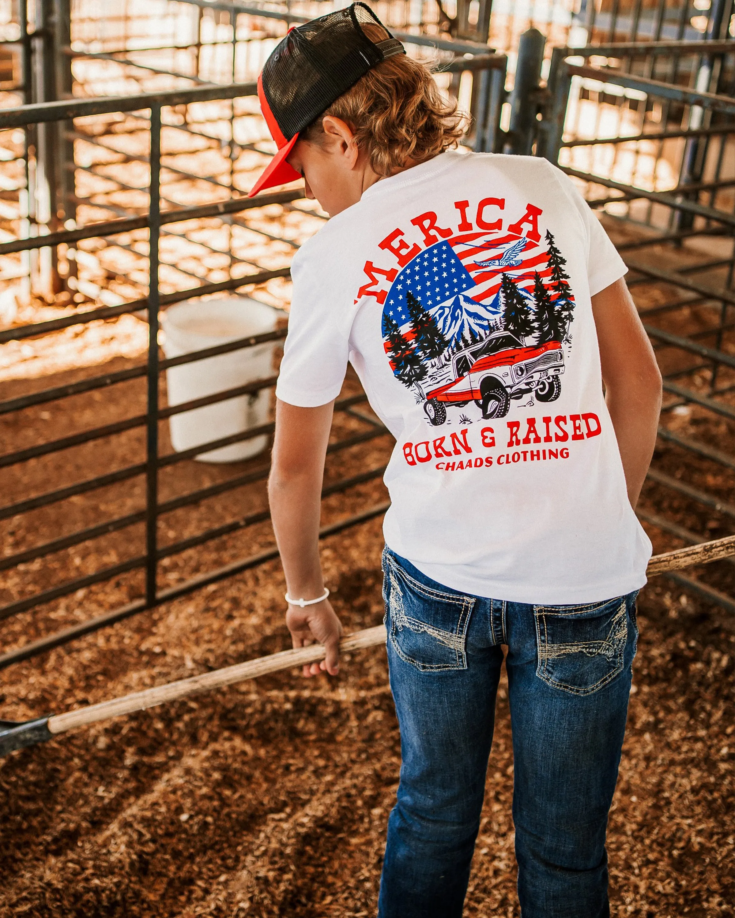 Kids Born & Raised Tee