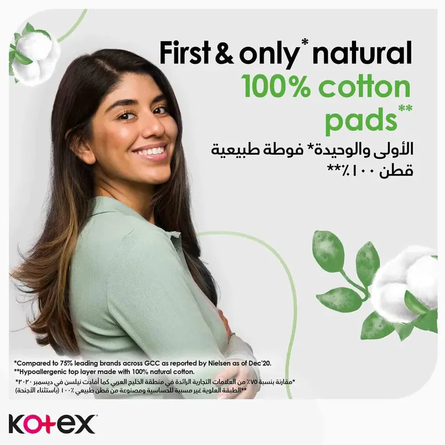Kotex Natural Maxi Super Cotton 44's