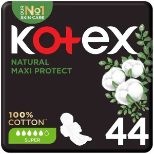 Kotex Natural Maxi Super Cotton 44's