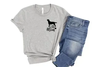 Lab Mom Dog T Shirt - Other Breeds Available