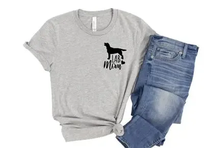 Lab Mom Dog T Shirt - Other Breeds Available
