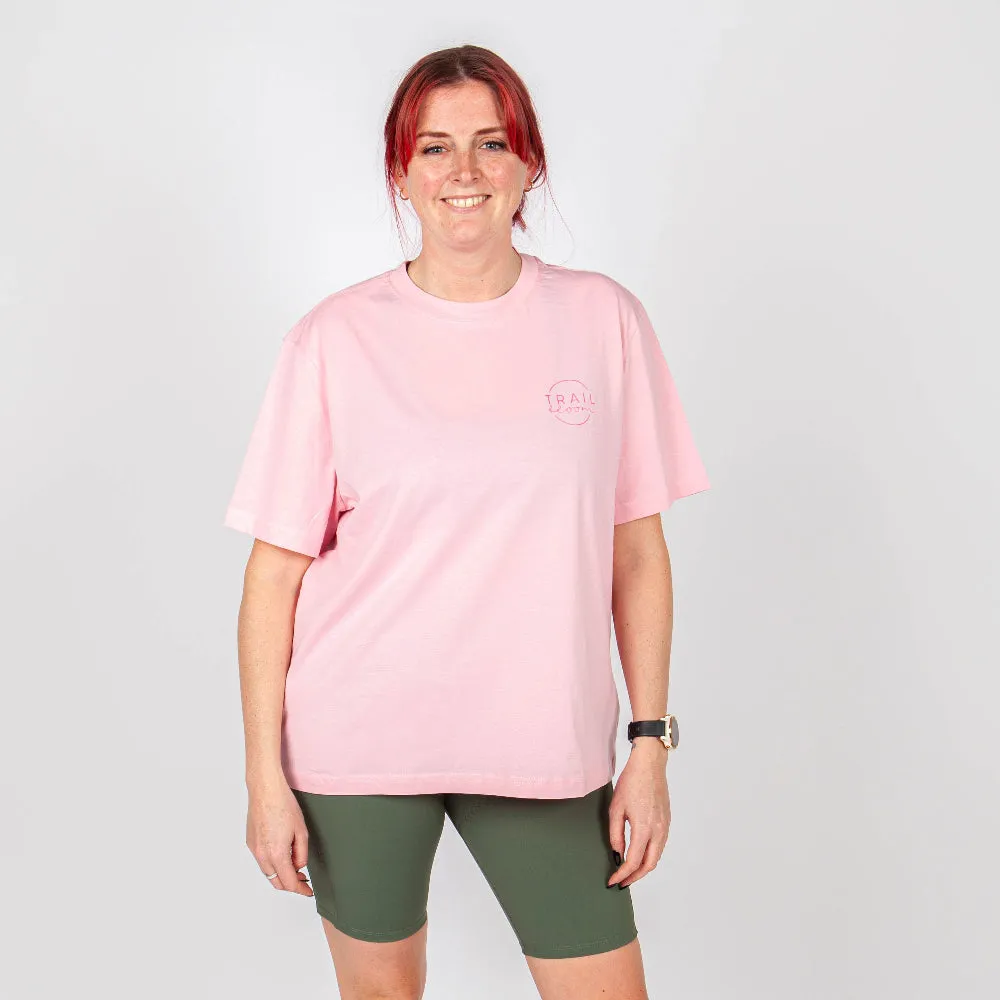 Large Wild & Free Print Over Sized T-Shirt