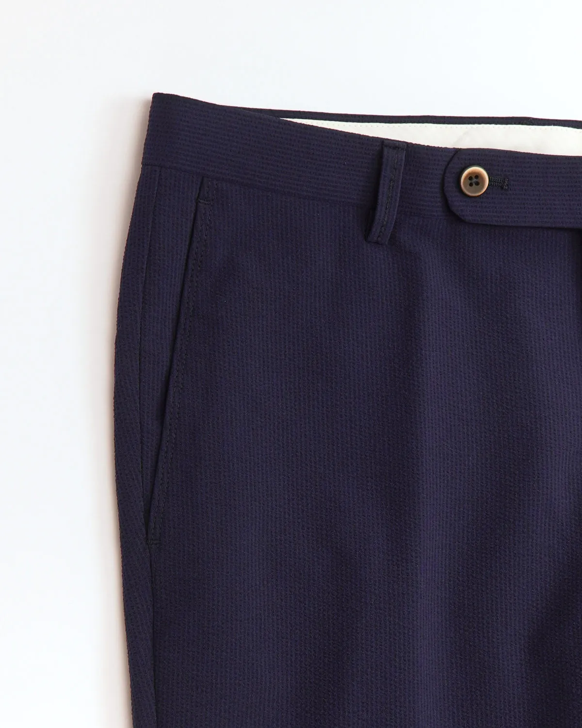 Lightweight Solid Seersucker Pants