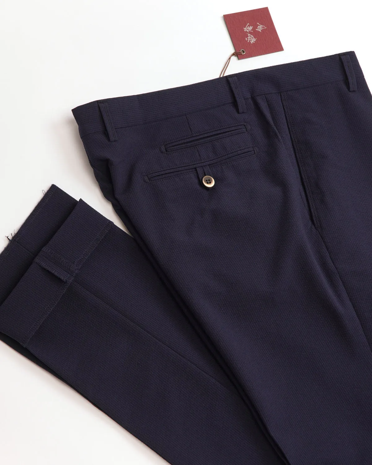 Lightweight Solid Seersucker Pants