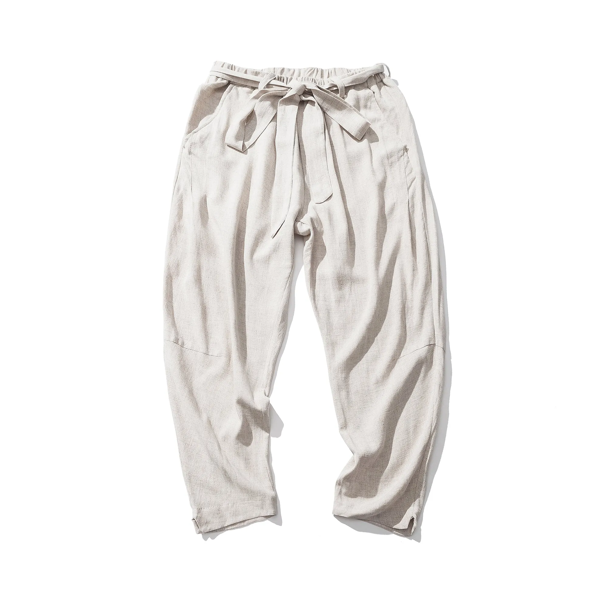 Linen Breathable Traditional Style Pants