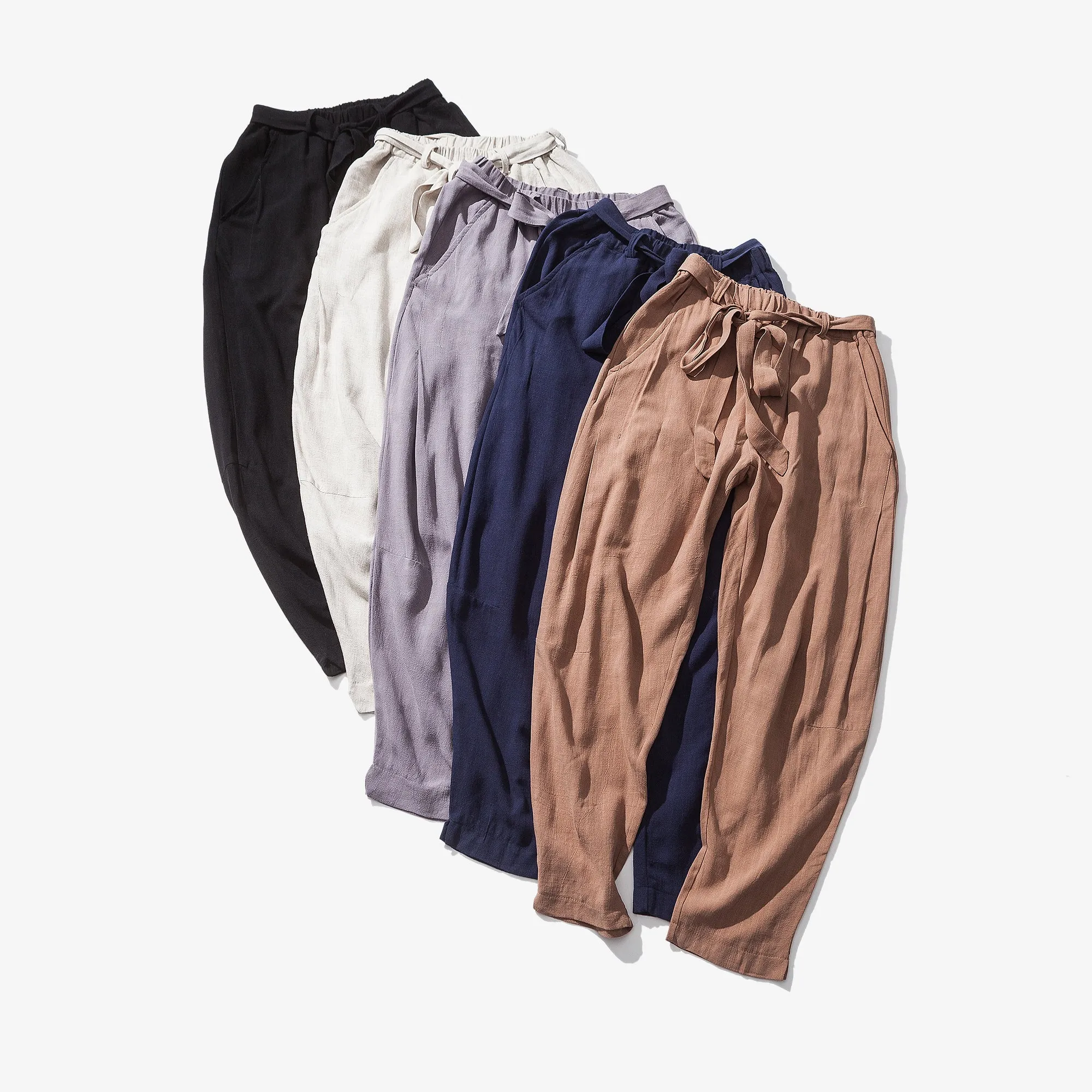 Linen Breathable Traditional Style Pants