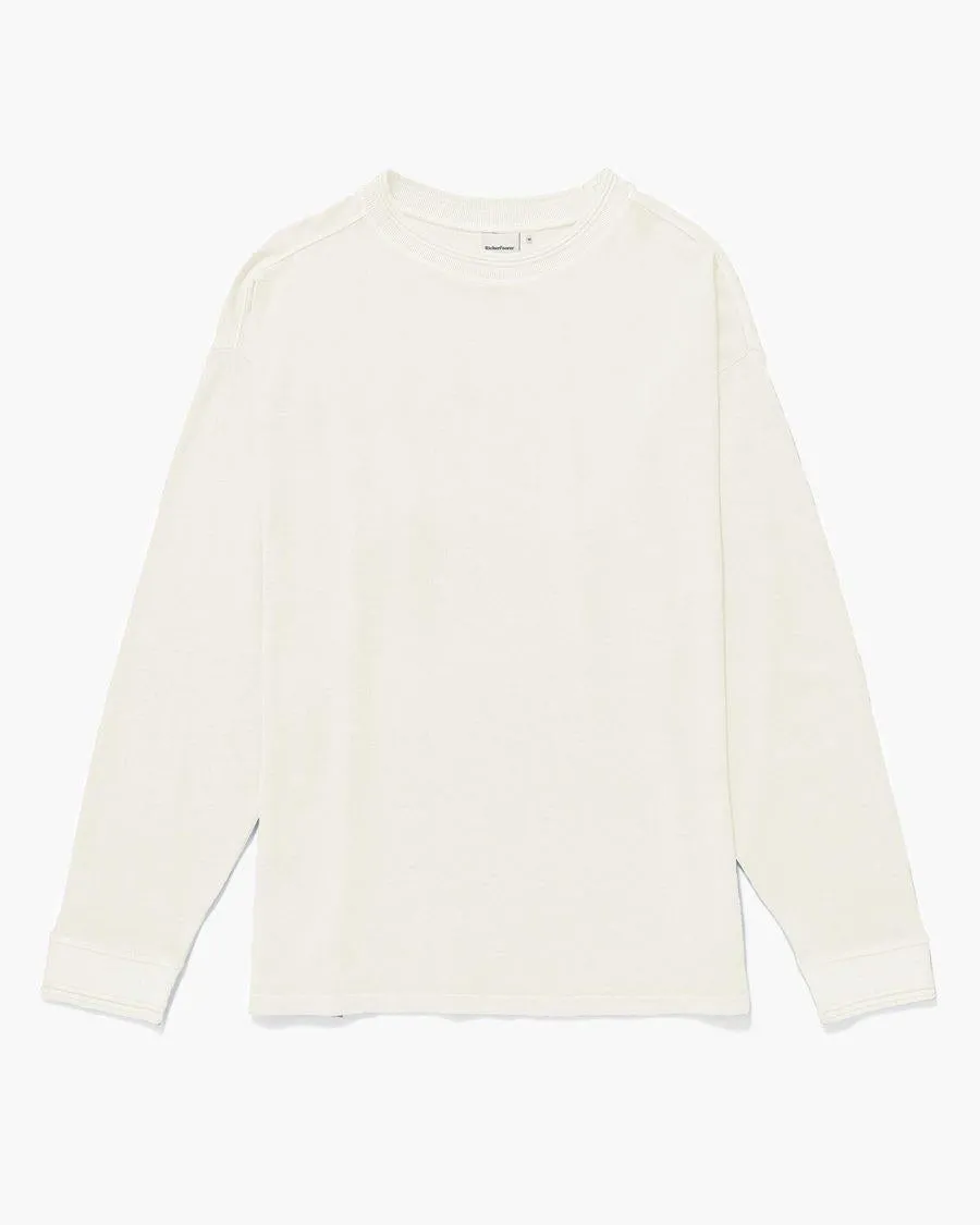 Long Sleeve Relaxed Tee (Bone)