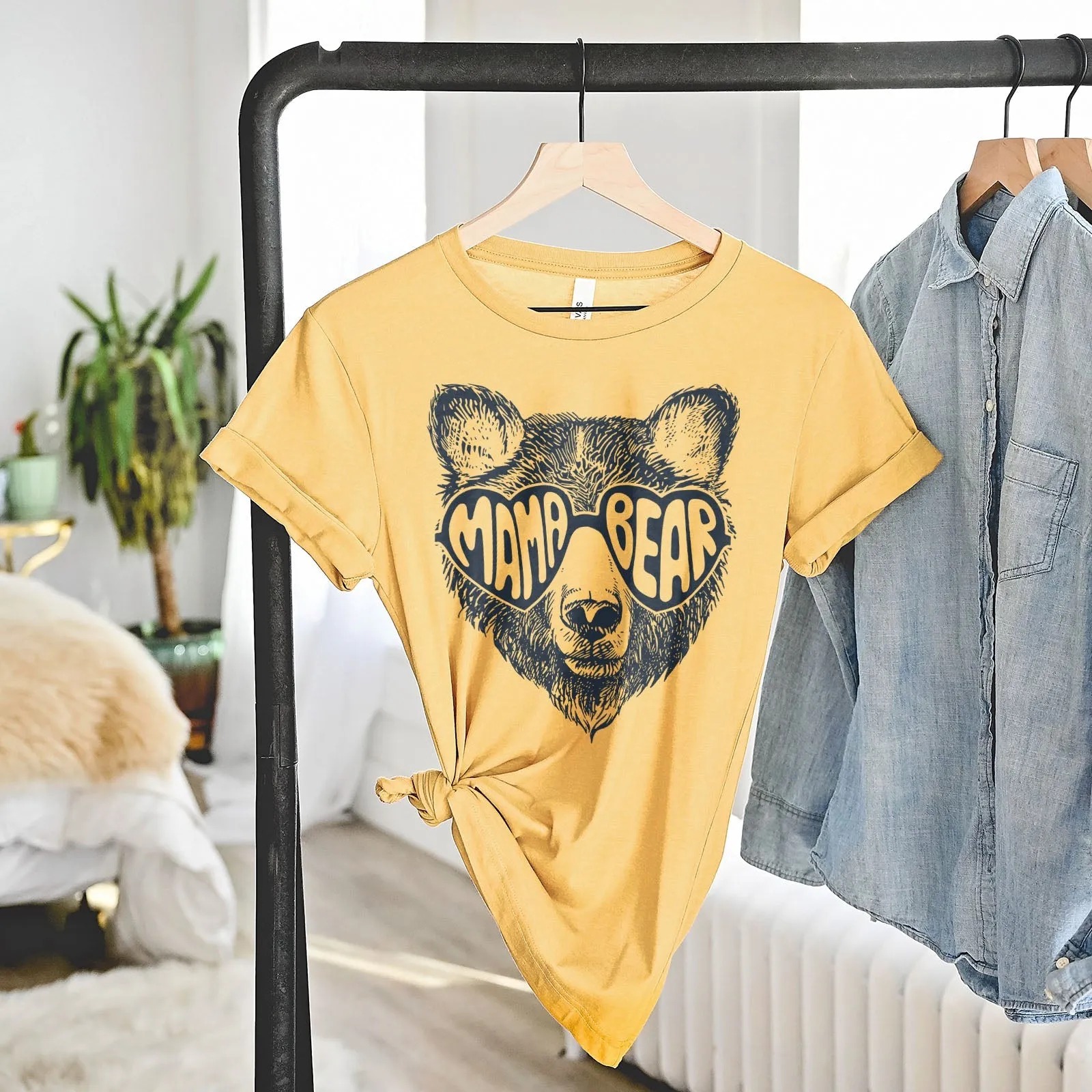 Mama Bear Love Tee Shirts For Women - Christian Shirts for Women - Religious Tee Shirts