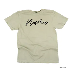 Mama (Cursive) - Basics Collection - Comfort Colors Tee