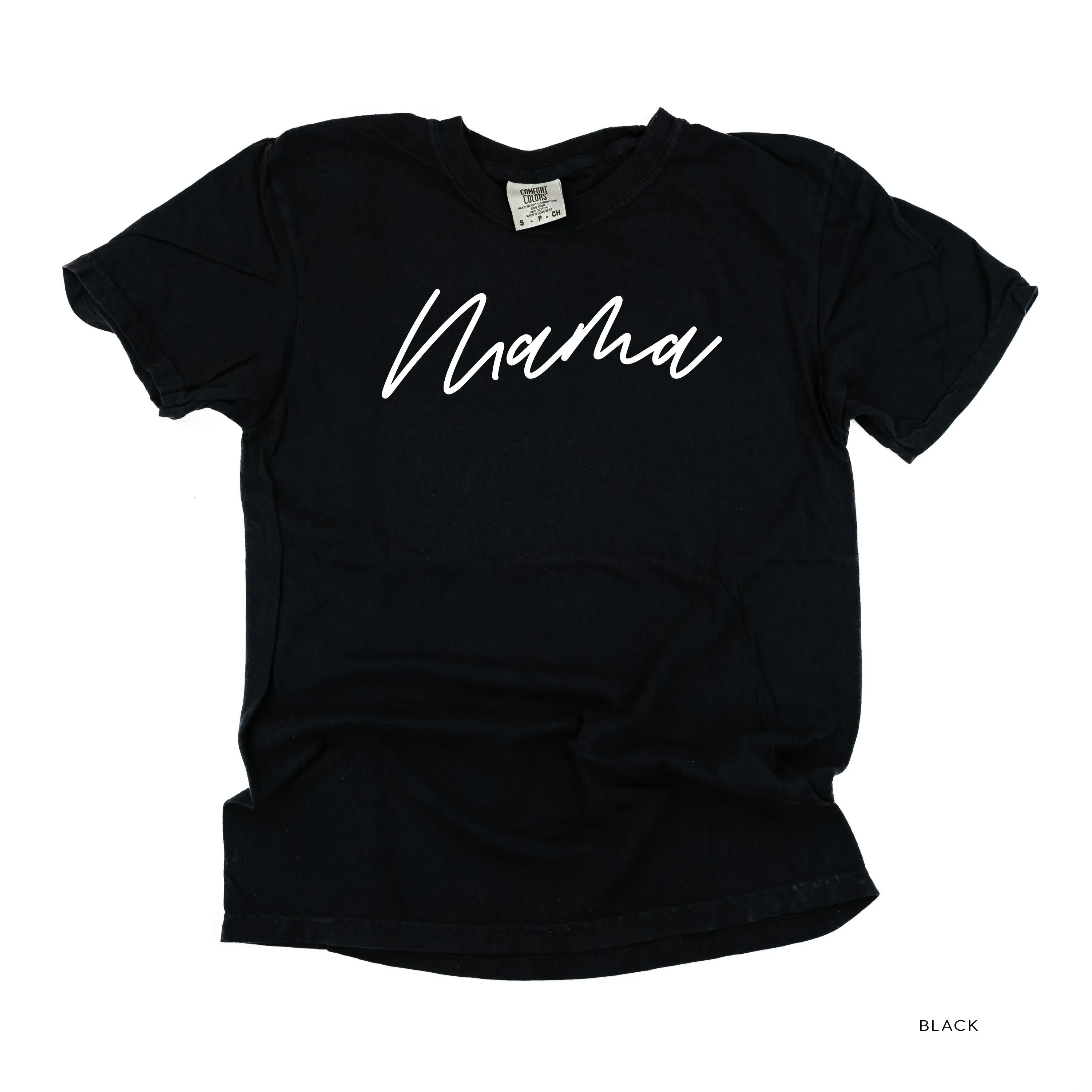 Mama (Cursive) - Basics Collection - Comfort Colors Tee