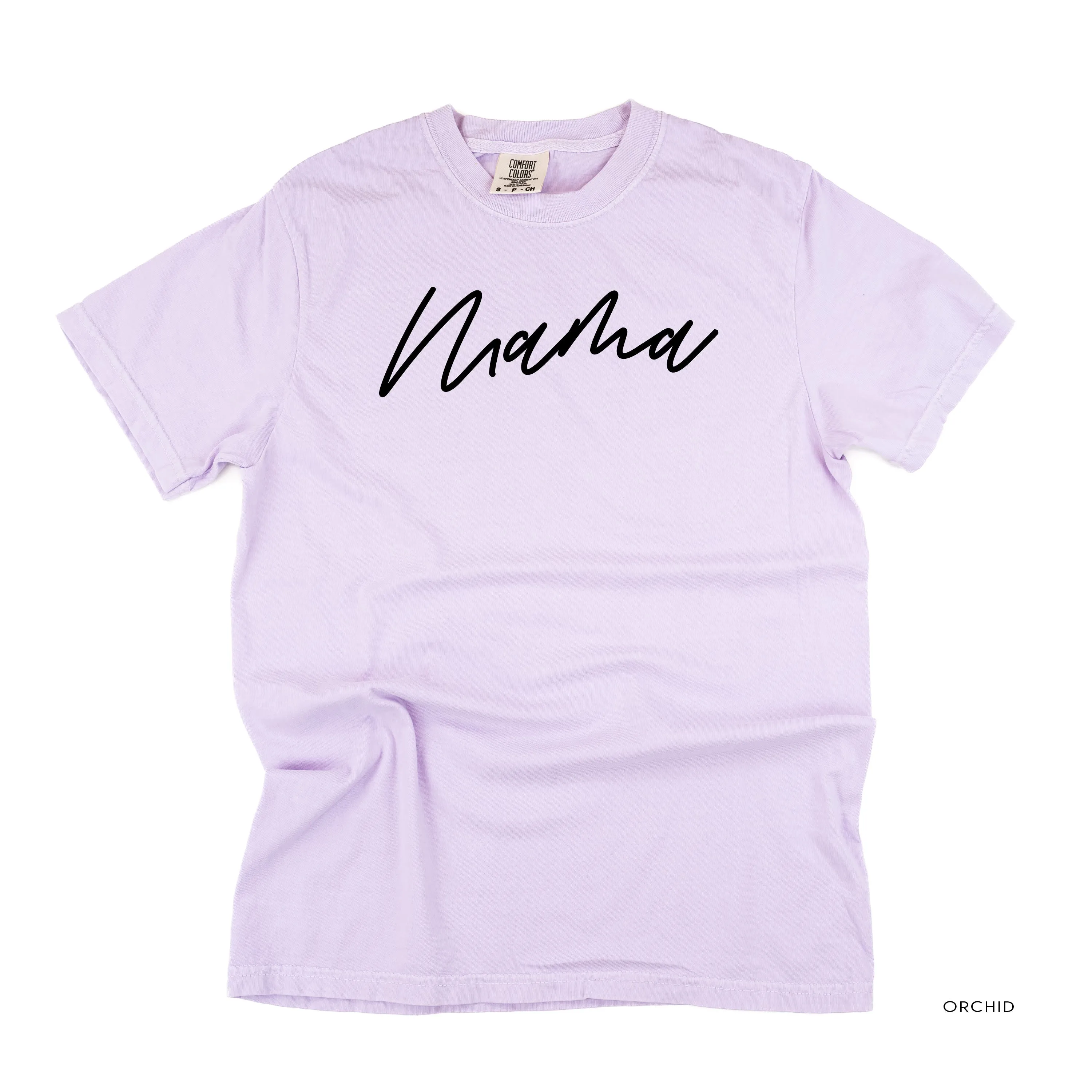 Mama (Cursive) - Basics Collection - Comfort Colors Tee